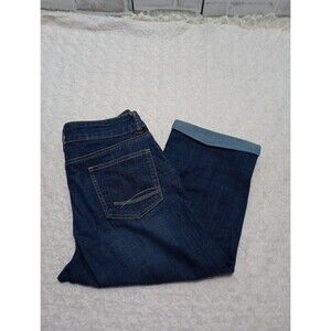 Wrangler Women's Blue Denim Stretch Capri Jeans Size 12M